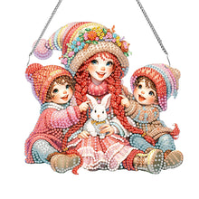 Load image into Gallery viewer, Mothers Day Gift Diamond Painting Hanging Pendant Home Windows Decor (Rabbit)