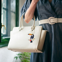 Load image into Gallery viewer, 10Pcs Double Sided Parrot Diamond Painting Art Keychain Pendant DIY Crafts Decor