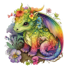 Load image into Gallery viewer, Diamond Painting - Full Round - Colorful dinosaur (30*30CM)