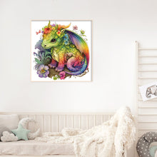Load image into Gallery viewer, Diamond Painting - Full Round - Colorful dinosaur (30*30CM)