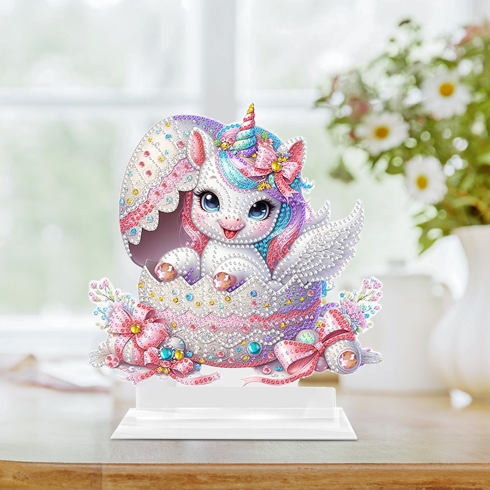 Acrylic Animal Table Top Diamond Painting Ornament Kits Bedroom Table Decoration