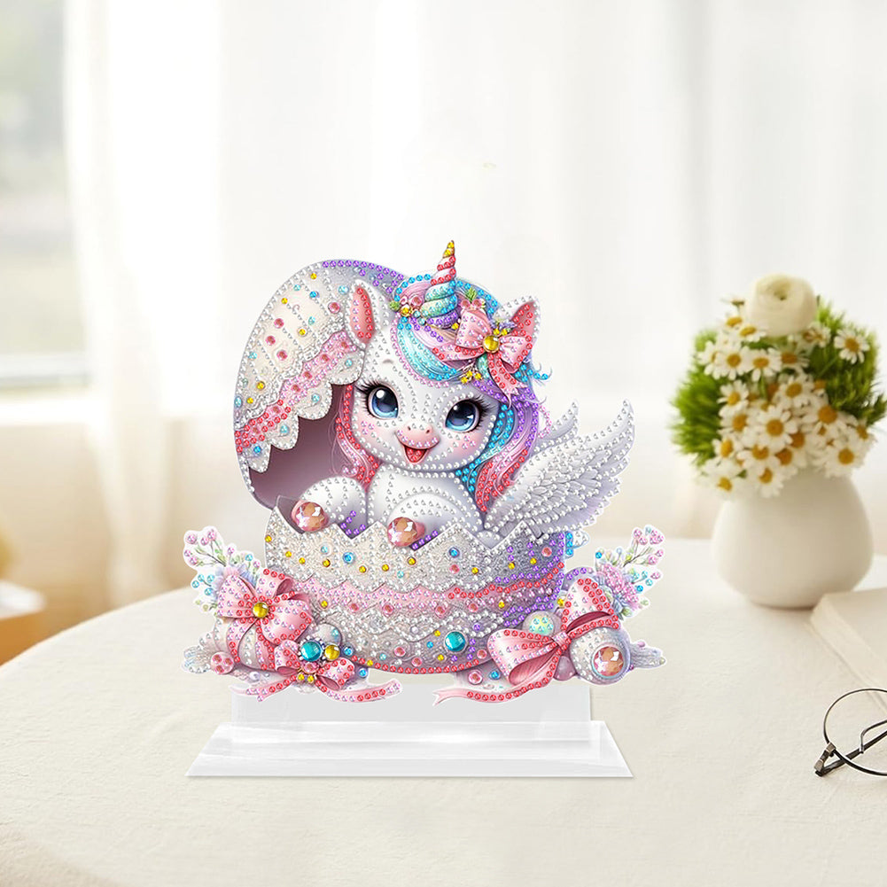 Acrylic Animal Table Top Diamond Painting Ornament Kits Bedroom Table Decoration