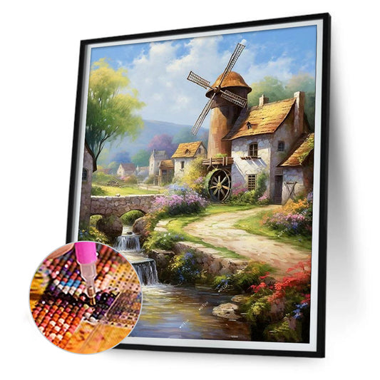 Diamond Painting - Full Round - country house (30*40CM)