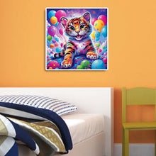 Load image into Gallery viewer, Diamond Painting - Full Round - Balloon Tiger (30*30CM)
