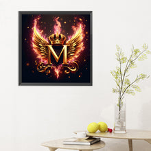 Load image into Gallery viewer, Diamond Painting - Full Round - wings letters (30*30CM)
