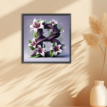 Load image into Gallery viewer, Diamond Painting - Full Round - flower letters (40*40CM)
