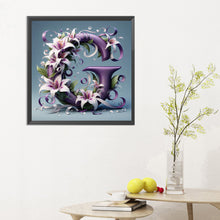 Load image into Gallery viewer, Diamond Painting - Full Round - flower letters (40*40CM)