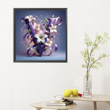 Load image into Gallery viewer, Diamond Painting - Full Round - flower letters (40*40CM)