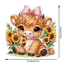 Load image into Gallery viewer, Acrylic Cow Diamond Dots Art Ornament Diamond Art Window Pendants for Home Decor