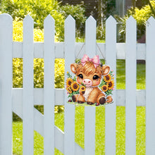 Load image into Gallery viewer, Acrylic Cow Diamond Dots Art Ornament Diamond Art Window Pendants for Home Decor