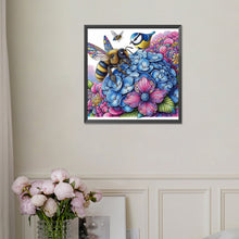 Load image into Gallery viewer, Diamond Painting - Full Square - hydrangeas (30*30CM)