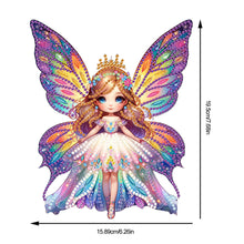 Load image into Gallery viewer, Acrylic Butterfly Fairy Diamond Painting Desktop Decorations for Adults Beginner