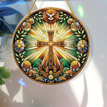 Load image into Gallery viewer, Double Sided Cross Hanging Diamond Art Kits Diamond Painting Hanging Decorations