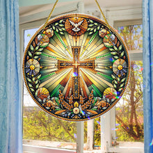 Load image into Gallery viewer, Double Sided Cross Hanging Diamond Art Kits Diamond Painting Hanging Decorations