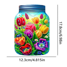 Load image into Gallery viewer, Double Sided Special Shaped Flower In Bottle Hanging Diamond Art Kits Home Decor