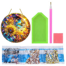 Load image into Gallery viewer, Double Sided Special Shaped Glitter Sunflower 5D DIY Diamond Art Hanging Decor