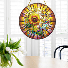Load image into Gallery viewer, Double Sided Special Shaped Glitter Sunflower 5D DIY Diamond Art Hanging Decor