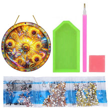 Load image into Gallery viewer, Double Sided Special Shaped Glitter Sunflower 5D DIY Diamond Art Hanging Decor