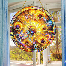 Load image into Gallery viewer, Double Sided Special Shaped Glitter Sunflower 5D DIY Diamond Art Hanging Decor