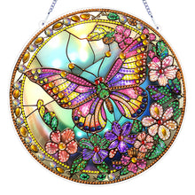 Load image into Gallery viewer, Double Sided Dragonfly Butterfly Diamond Painting Hanging Decorations Home Decor