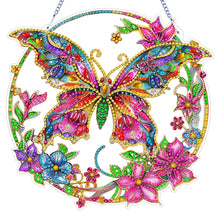 Load image into Gallery viewer, Double Sided Dragonfly Butterfly Diamond Painting Hanging Decorations Home Decor