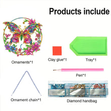 Load image into Gallery viewer, Double Sided Dragonfly Butterfly Diamond Painting Hanging Decorations Home Decor