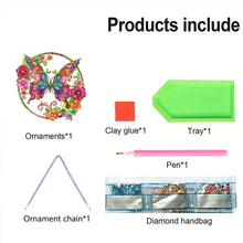 Load image into Gallery viewer, Double Sided Dragonfly Butterfly Diamond Painting Hanging Decorations Home Decor