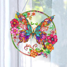 Load image into Gallery viewer, Double Sided Dragonfly Butterfly Diamond Painting Hanging Decorations Home Decor
