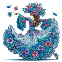 Load image into Gallery viewer, Diamond Painting - Partial Special Shaped - Elegant lady (30*30CM)