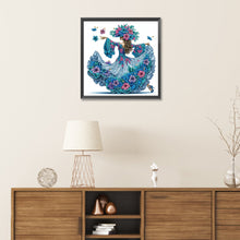 Load image into Gallery viewer, Diamond Painting - Partial Special Shaped - Elegant lady (30*30CM)