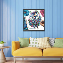 Load image into Gallery viewer, Diamond Painting - Partial Special Shaped - Elegant lady (30*30CM)