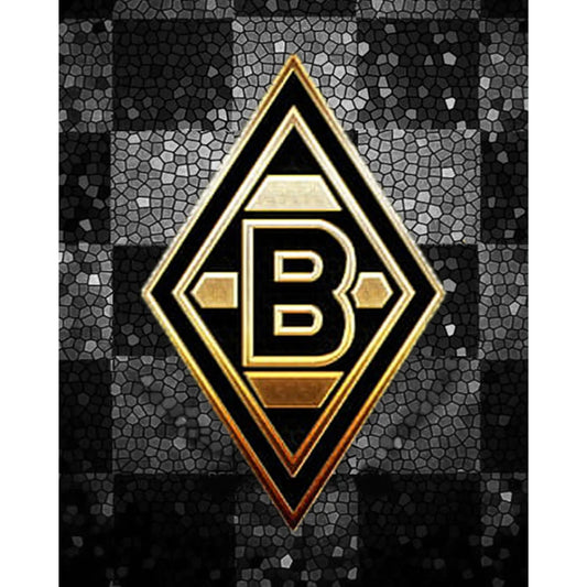 Diamond Painting - Full Square - Monchenglatbach logo (40*50CM)