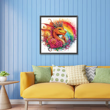 Load image into Gallery viewer, Diamond Painting - Partial Special Shaped - rainbow dragon (30*30CM)