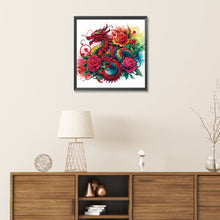 Load image into Gallery viewer, Diamond Painting - Partial Special Shaped - rainbow dragon (30*30CM)