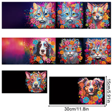 Load image into Gallery viewer, 8Pcs Special Shape DIY Diamond Painting Card Cats/Dogs for Holiday Friend Family