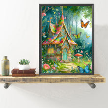 Load image into Gallery viewer, Diamond Painting - Full Round - Forest cabin¡¤house construction (40*50CM)