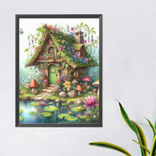 Load image into Gallery viewer, Diamond Painting - Full Round - Pond Cottage¡¤House Construction (40*50CM)