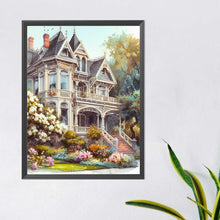 Load image into Gallery viewer, Diamond Painting - Full Round - White villa house building (40*50CM)