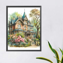 Load image into Gallery viewer, Diamond Painting - Full Round - Blue Villa ¡¤ House Architecture (40*50CM)