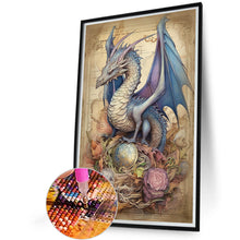 Load image into Gallery viewer, Diamond Painting - Full Round - ancient blue dragon (40*60CM)