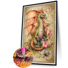 Load image into Gallery viewer, Diamond Painting - Full Round - ancient green dragon (40*60CM)