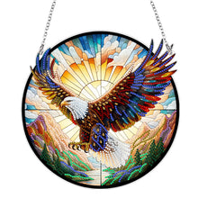 Load image into Gallery viewer, Suncatcher Animal Flower Stained Glass Colorful Diamond Painting Hanging Pendant