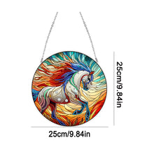 Load image into Gallery viewer, Suncatcher Animal Flower Stained Glass Colorful Diamond Painting Hanging Pendant