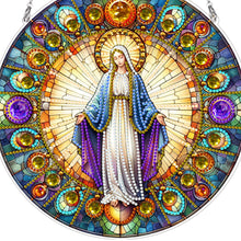 Load image into Gallery viewer, Suncatcher Animal Flower Stained Glass Colorful Diamond Painting Hanging Pendant