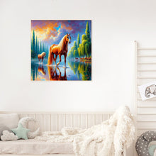 Load image into Gallery viewer, Diamond Painting - Full Round - horse (30*30CM)