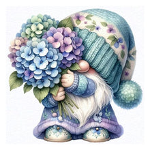 Load image into Gallery viewer, Diamond Painting - Full Round - Hydrangea Gnome (40*40CM)