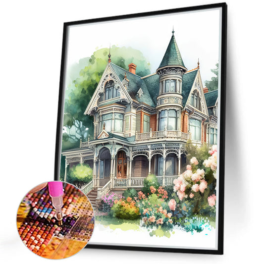 Diamond Painting - Full Round - country house (40*50CM)