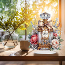 Load image into Gallery viewer, Flower Perfume Special Shaped Diamond Painting Desktop Ornaments Kit Table Decor
