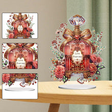 Load image into Gallery viewer, Flower Perfume Special Shaped Diamond Painting Desktop Ornaments Kit Table Decor