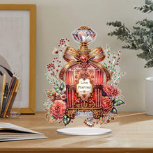 Load image into Gallery viewer, Flower Perfume Special Shaped Diamond Painting Desktop Ornaments Kit Table Decor
